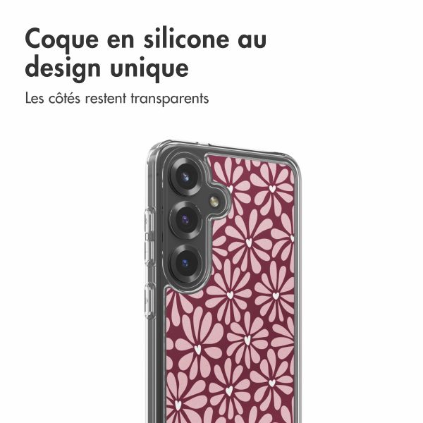 imoshion Coque Design Samsung Galaxy S25 - Bloom Love Blush