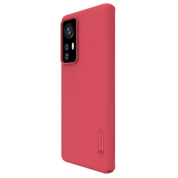 Nillkin Coque Super Frosted Shield Xiaomi 12 / 12X - Rouge