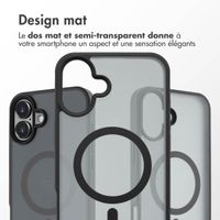 Accezz Coque Givrée Robuste avec MagSafe iPhone 16 Plus - Noir