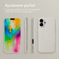 imoshion Coque Couleur avec MagSafe Apple iPhone 16 Plus - Beige