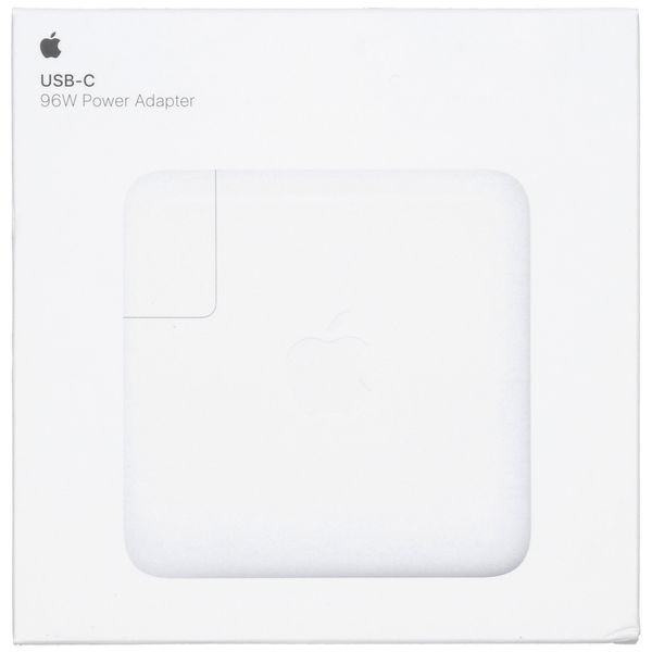 Apple Adaptateur secteur USB-C d’origine - Chargeur MacBook - 96W - Blanc
