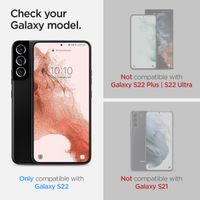 Spigen Protection d'écran en verre trempé GLAStR Fit 2 Paquets + Applicator Samsung Galaxy S22