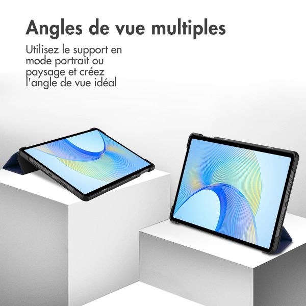 imoshion Coque tablette Trifold Honor Pad X9 - Bleu foncé