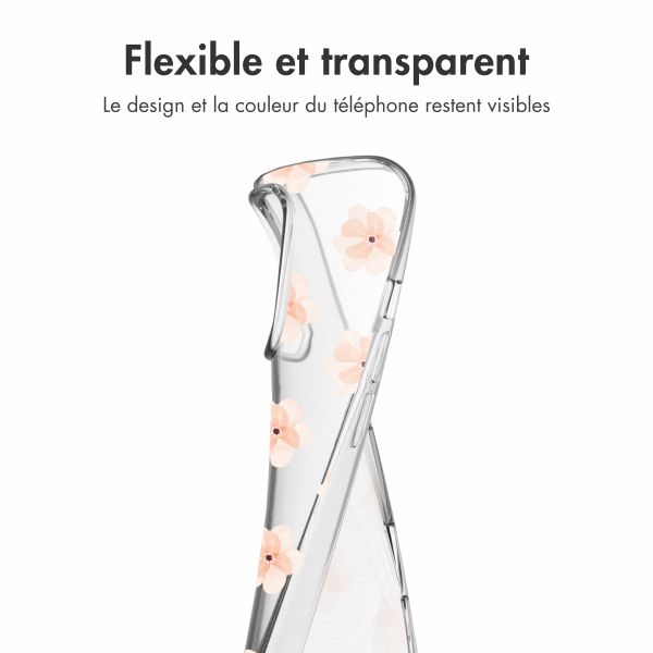 imoshion Coque Design Apple iPhone 16 Pro - Floral Peach