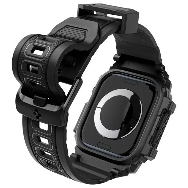 Spigen Coque Rugged Armor™ Pro Apple Watch 10 - 42 mm - Matte Black