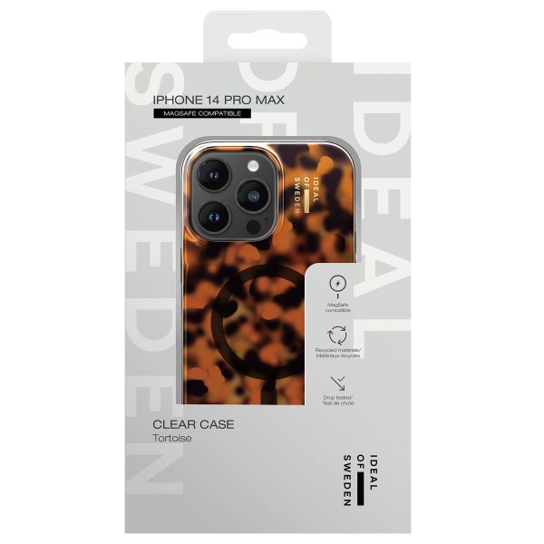 iDeal of Sweden Coque Clear MagSafe Apple iPhone 14 Pro Max - Tortoise