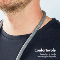 imoshion ﻿Cordon de téléphone universel taille unique - 10 mm d'épaisseur - Gris foncé
