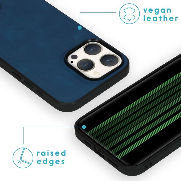 imoshion Etui de télephone luxe 2-en-1 amovible Apple iPhone 15 Pro Max - Bleu