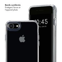 Selencia Coque avec crochets amovibles Apple iPhone SE (2022 / 2020) / 8 / 7 - Transparent