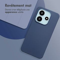 imoshion Coque Couleur Xiaomi Redmi Note 14 (5G) - Bleu foncé