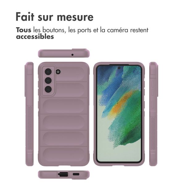 imoshion Coque arrière EasyGrip Samsung Galaxy S21 FE - Violet