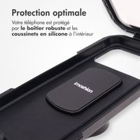 imoshion Support de téléphone pour vélo - Premium - résistant aux éclaboussures - boîtier solide - Noir