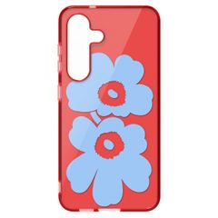 Samsung Coque Unikko Hybrid Marimekko Samsung Galaxy S25 - Rouge