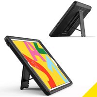 Accezz Coque Rugged Back Apple iPad 9 (2021) 10.2 pouces / iPad 8 (2020) 10.2 pouces / iPad 7 (2019) 10.2 pouces - Noir