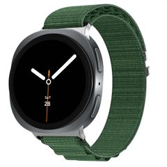 imoshion Bracelet en nylon Alpine Samsung Galaxy Watch 8 (40/44mm) / Classic (46mm) - Vert foncé
