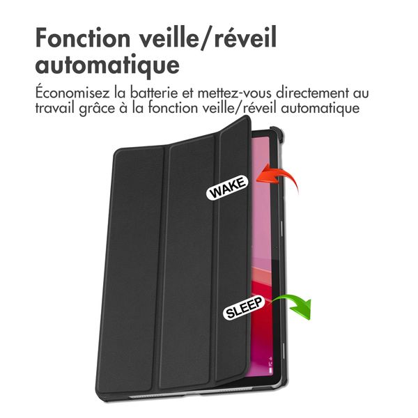 imoshion Coque tablette Trifold Lenovo Tab M11 - Noir