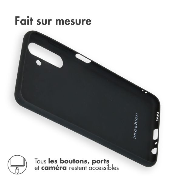 imoshion Coque Couleur Samsung Galaxy A13 (5G) / A04s - Noir