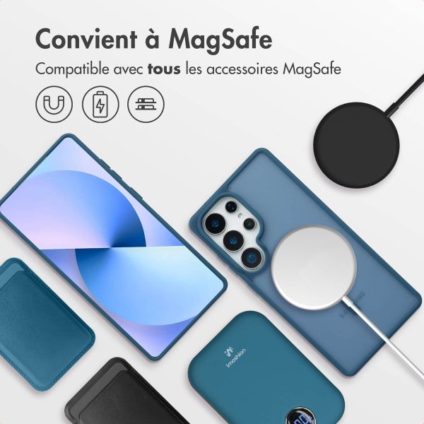 imoshion Coque Color Guard avec MagSafe Samsung Galaxy S25 Ultra - Bleu foncé