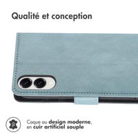 imoshion Étui de télephone portefeuille Samsung Galaxy S25 Edge - Bleu clair