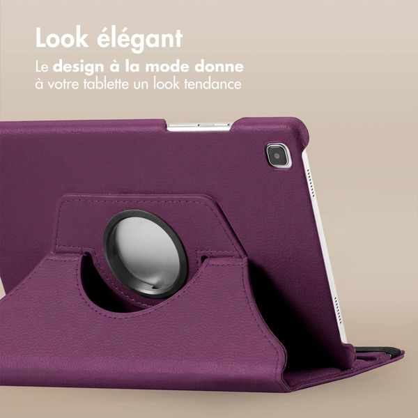 imoshion Coque tablette rotatif à 360° Samsung Galaxy Tab S6 Lite (2020/2022/2024)  - Violet