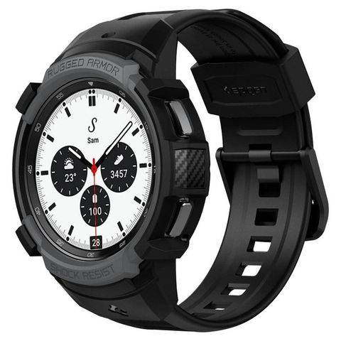 Spigen Rugged Armor™ Pro Case  Samsung Galaxy Watch 4 - 42 mm - Charcoal Gray