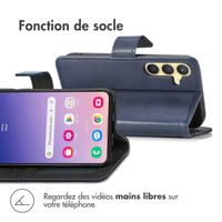 imoshion Étui de téléphone portefeuille Luxe Samsung Galaxy S24 Plus - Bleu foncé