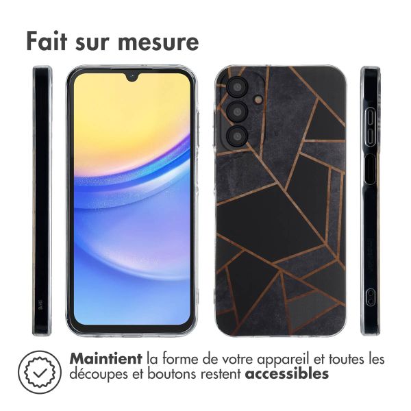 imoshion Coque Design Samsung Galaxy A15 (5G/4G) - Black Graphic