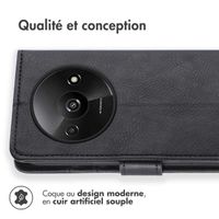 imoshion Étui de télephone portefeuille Xiaomi Redmi A3 - Noir