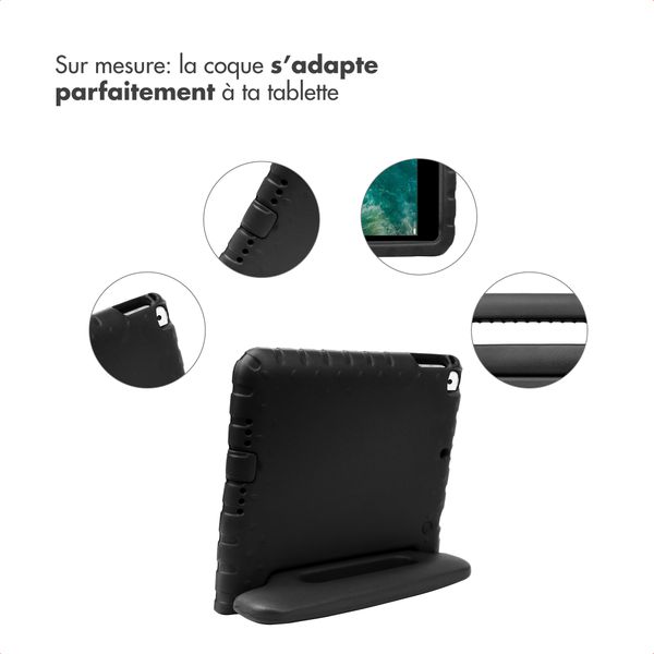 imoshion Coque kidsproof avec poignée Apple iPad 6 (2018) 9.7 pouces / iPad 5 (2017) 9.7 pouces - Noir