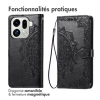 imoshion Etui de télephone Mandala Oppo Find X9 Pro - Noir