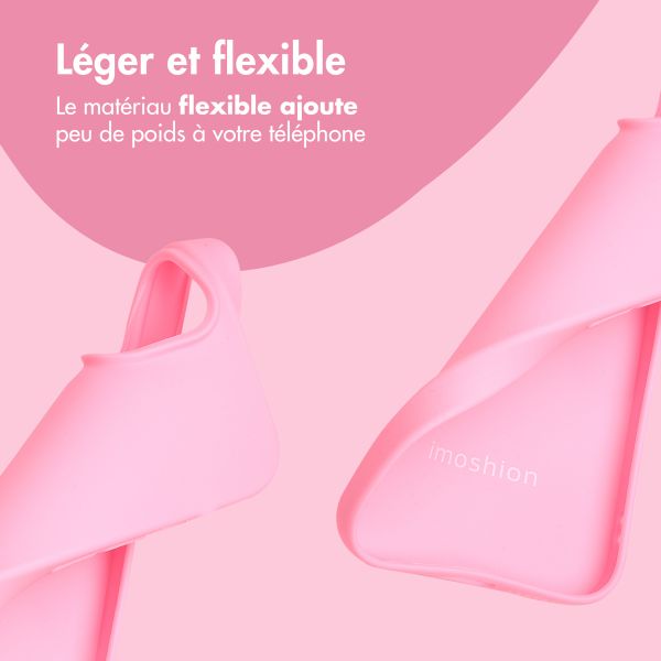 imoshion Coque Couleur Apple iPhone 14 - Bubblegum Pink