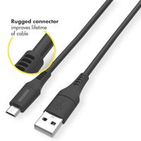 Accezz Câble Micro-USB vers USB - 1 mètre - Noir