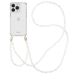 imoshion Coque avec dragonne + bracelet Apple iPhone 13 Pro - Perles Cœurs