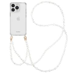 imoshion Coque avec dragonne + ﻿bracelet iPhone 13 Pro - Perles cœurs