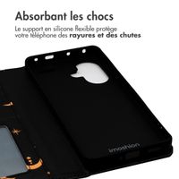 imoshion Étui de téléphone portefeuille Design Xiaomi Redmi Note 13 Pro Plus (5G) - Sky Black