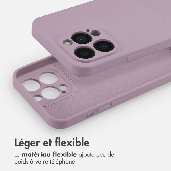 imoshion Coque Couleur avec MagSafe iPhone 13 Pro - Violet