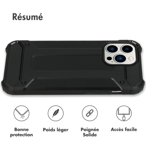 imoshion Coque Rugged Xtreme iPhone 14 Pro Max - Noir