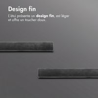 Étui de téléphone portefeuille Slim Motorola Edge 70 Fusion - Noir