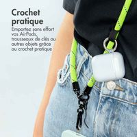 imoshion ﻿Cordon de téléphone universel taille unique - 10 mm d'épaisseur - Vert néon / Bleu