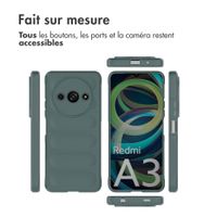 imoshion Coque arrière EasyGrip Xiaomi Redmi A3 - Vert foncé