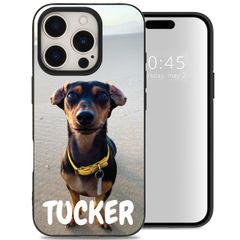 Concevez votre propre coque en gel Apple iPhone 16 Pro Max - Noir