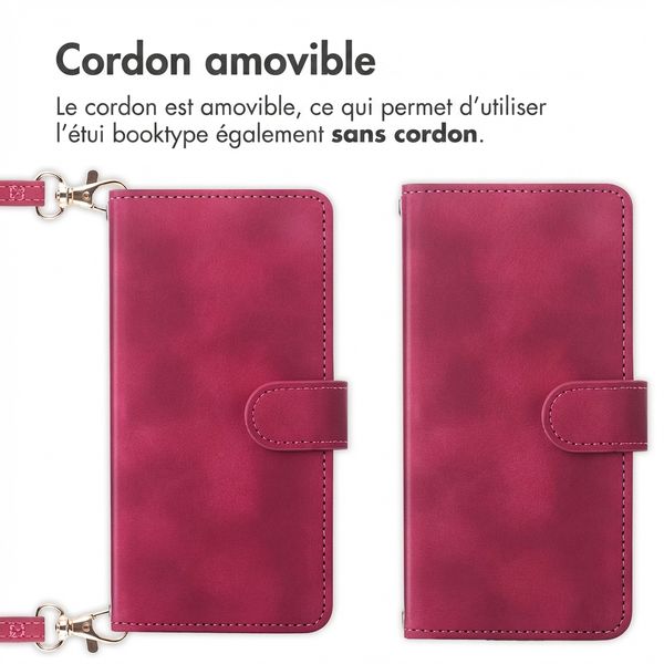 imoshion Etui de télephone portefeuille avec cordon OnePlus 15 - Rouge