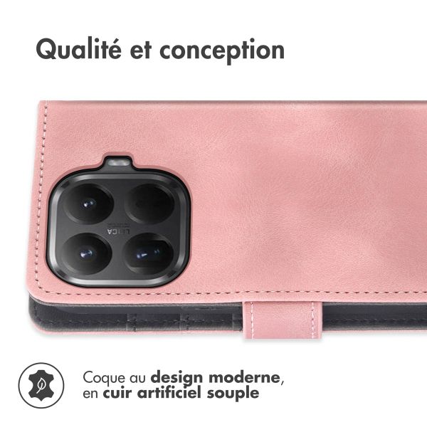 imoshion Etui de télephone portefeuille avec cordon Xiaomi 15T Pro - Rose