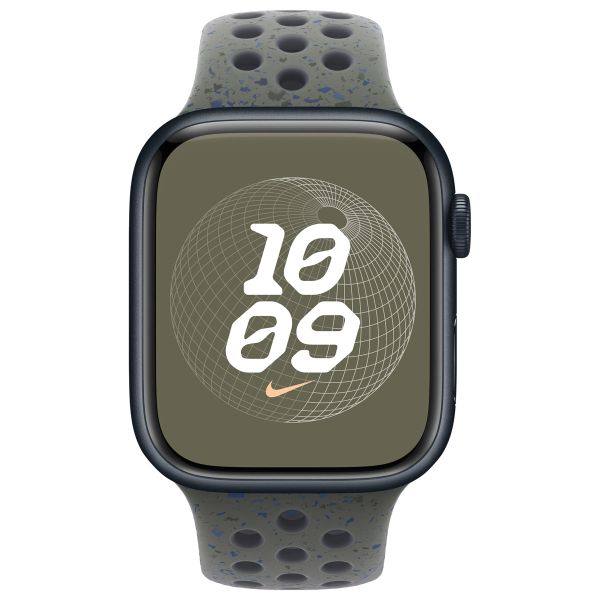 Apple Bracelet Nike Sport Apple Watch Series 1 t/m 11 / SE / Ultra (44/45/46/49 mm) - Taille S/M - Cargo Khaki