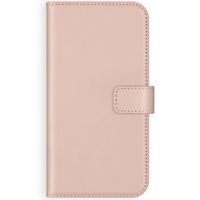Selencia Étui portefeuille en cuir véritable Samsung Galaxy A42 - Dusty Pink