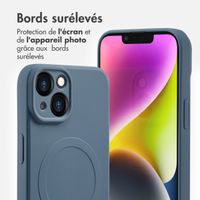 imoshion Coque Couleur avec MagSafe Apple iPhone 14 - Bleu foncé
