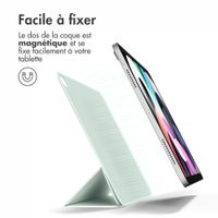 imoshion Magnetic etui de téléphone portefeuille iPad Air 11 pouces (2024) M2 / Air 5 (2022) / Air 4 (2020) - Vert clair