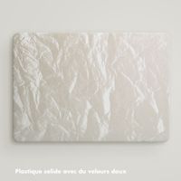 Selencia Coque en velours Apple MacBook Air 13 pouces (2018-2020) - Beige