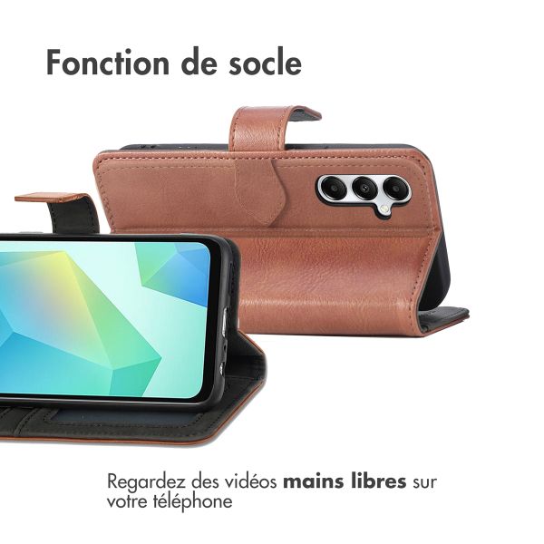 imoshion Étui de télephone portefeuille Samsung Galaxy A17 - Marron
