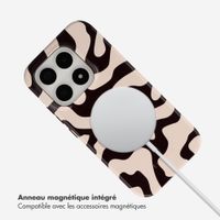 Selencia Coque arrière Vivid avec MagSafe Xiaomi 17 - Art Wave Black